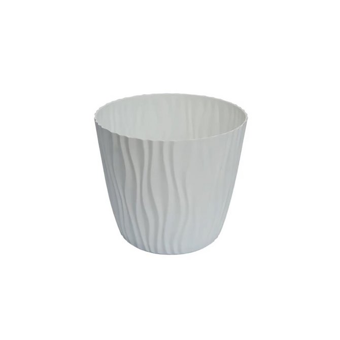 GARDINO saksija Sahara 14 cm bela GARDINO saksija Sahara 14 cm bela