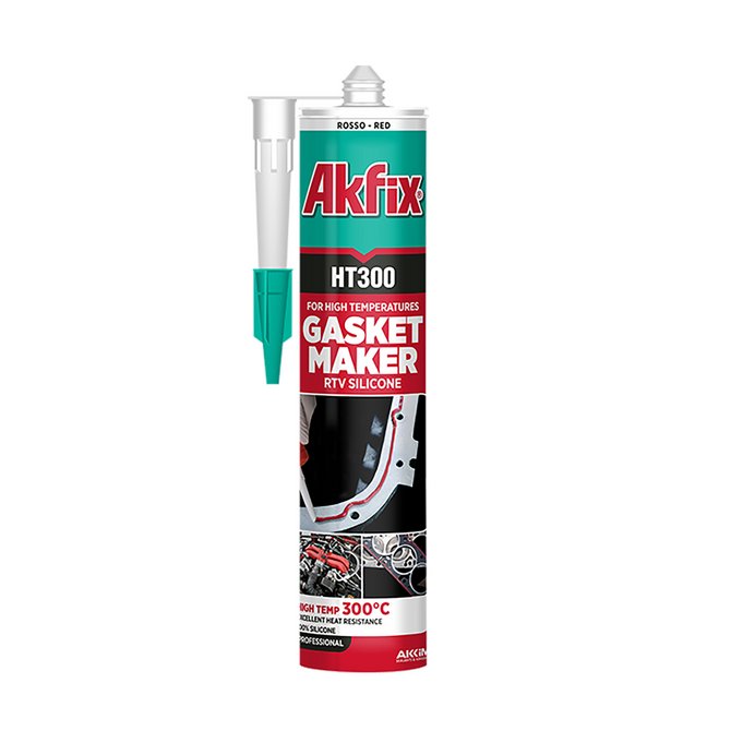 AKFIX HT300 silikon za visoke temperature 310 ml crvena AKFIX HT300 silikon za visoke temperature 310 ml crvena