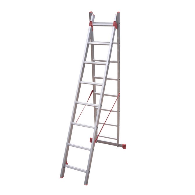 Aluminijumske merdevine 2 x 13 gazišta Aluminijumske merdevine 2 x 13 gazišta