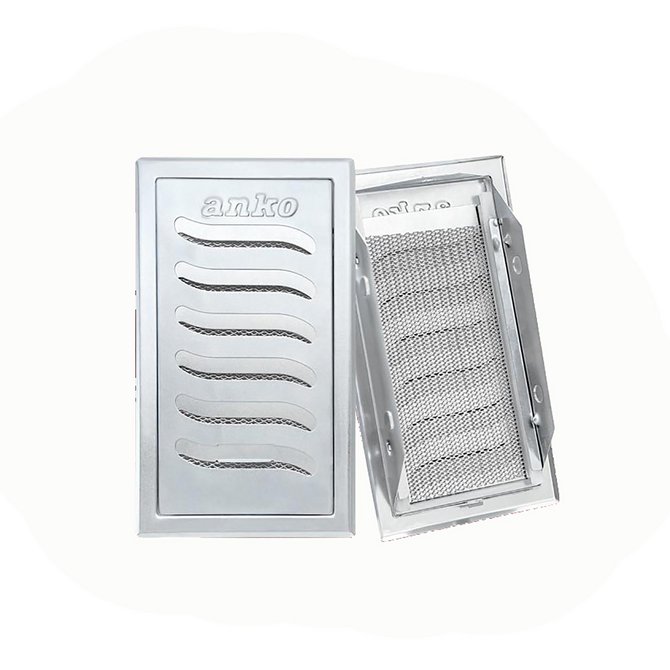 ANTIĆ KOSTA ventilaciona rešetka 125x215 mm inox ANTIĆ KOSTA ventilaciona rešetka 125x215 mm inox