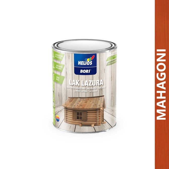 BORI lak lazura 0.75l mahagoni BORI lak lazura 0.75l mahagoni