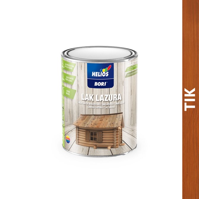 BORI lak lazura 0.75l tik BORI lak lazura 0.75l tik