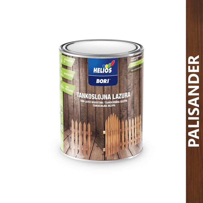 BORI tankoslojna lazura 0.75l palisander BORI tankoslojna lazura 0.75l palisander