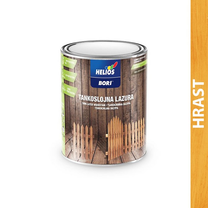 BORI tankoslojna lazura 0.75l hrast BORI tankoslojna lazura 0.75l hrast
