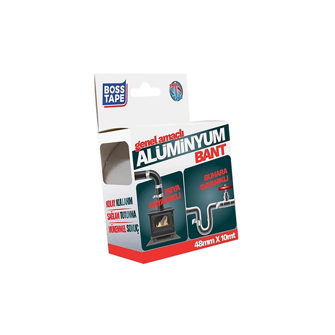 BOSS TAPE Aluminijumska traka 48mm x 25m BOSS TAPE Aluminijumska traka 48mm x 25m
