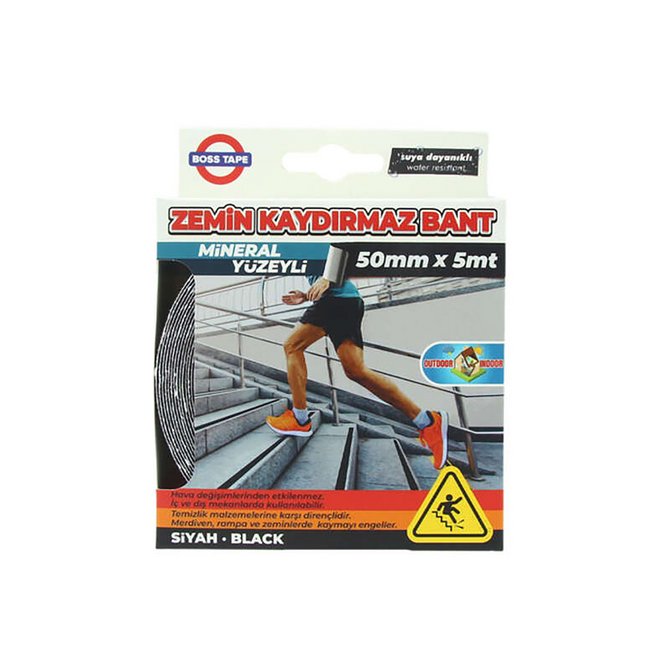 BOSS TAPE protivklizna traka crna 25mm x 5m BOSS TAPE protivklizna traka crna 25mm x 5m