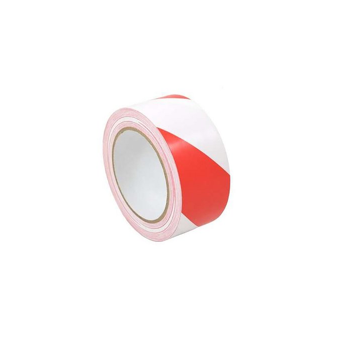 BOSS TAPE samolepljiva traka za obeležavanje crveno-bela30m BOSS TAPE samolepljiva traka za obeležavanje crveno-bela30m
