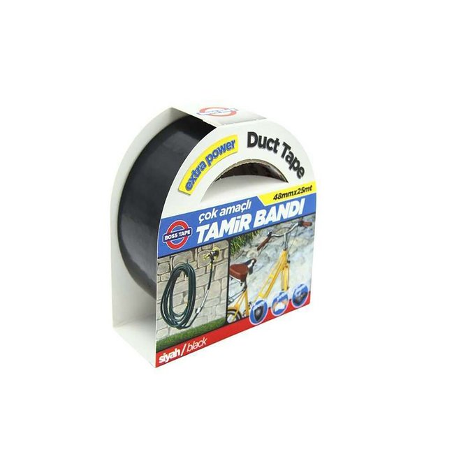 BOSS TAPE višenamenska duct crna 50m BOSS TAPE višenamenska duct crna 50m