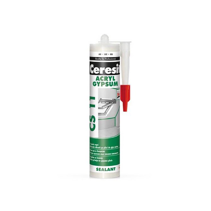 CERESIT CS 11 akrilni silikon beli 280ml CERESIT CS 11 akrilni silikon beli 280ml