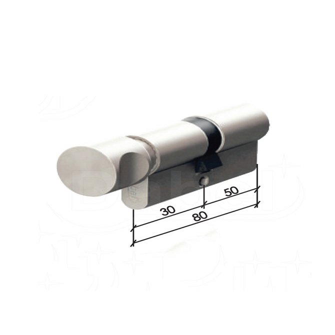 DABEL cilindar kodirani sa dugmetom 80 mm DABEL cilindar kodirani sa dugmetom 80 mm