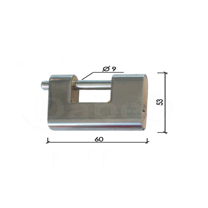 DABEL katanac 2037 60 mm DABEL katanac 2037 60 mm