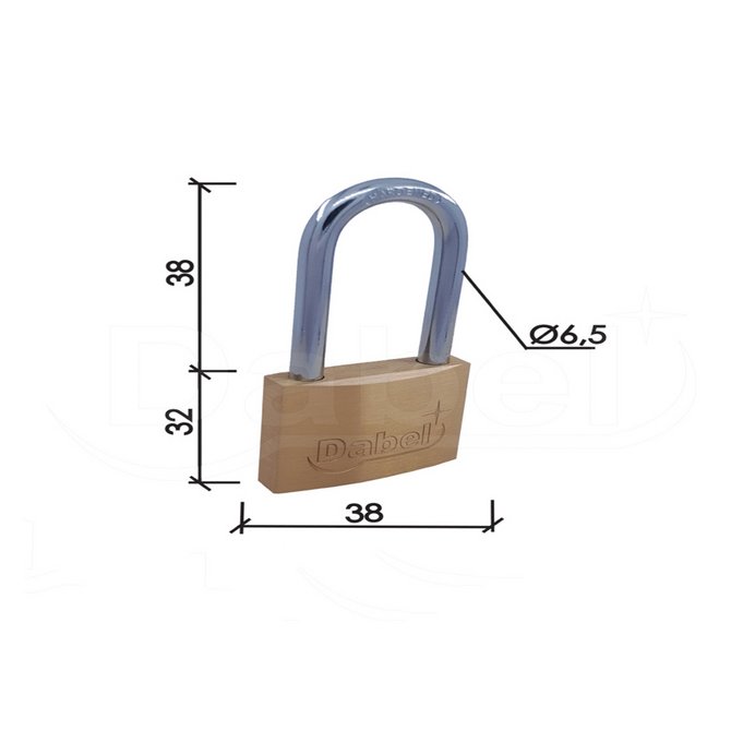 DABEL katanac 40 mm produženi DABEL katanac 40 mm produženi