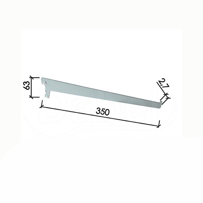 DABEL modularni nosač police N5121 400 mm DABEL modularni nosač police N5121 400 mm
