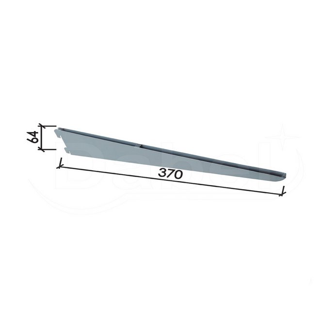 DABEL Nosač police za šinu 370mm DABEL Nosač police za šinu 370mm