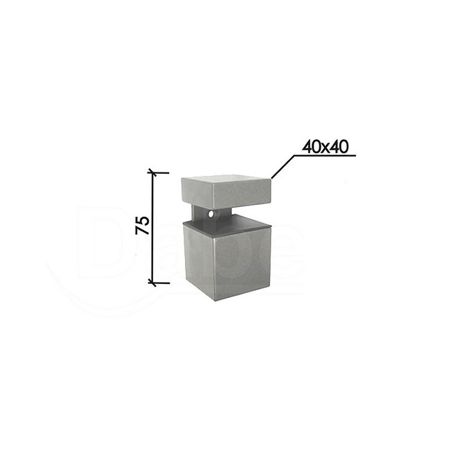 DABEL nosač za staklenu policu N51 4-22mm 0204050 DABEL nosač za staklenu policu N51 4-22mm 0204050