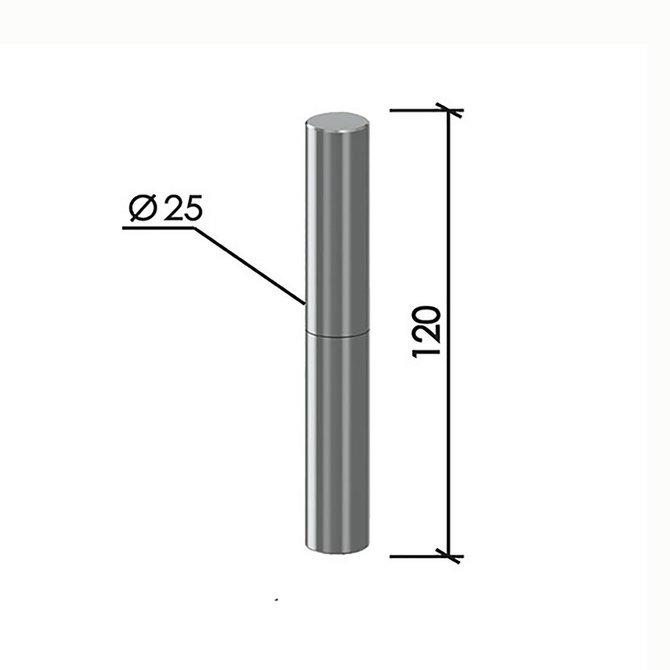 DABEL šarka bravarska za vrata SP3 0102218 DABEL šarka bravarska za vrata SP3 0102218