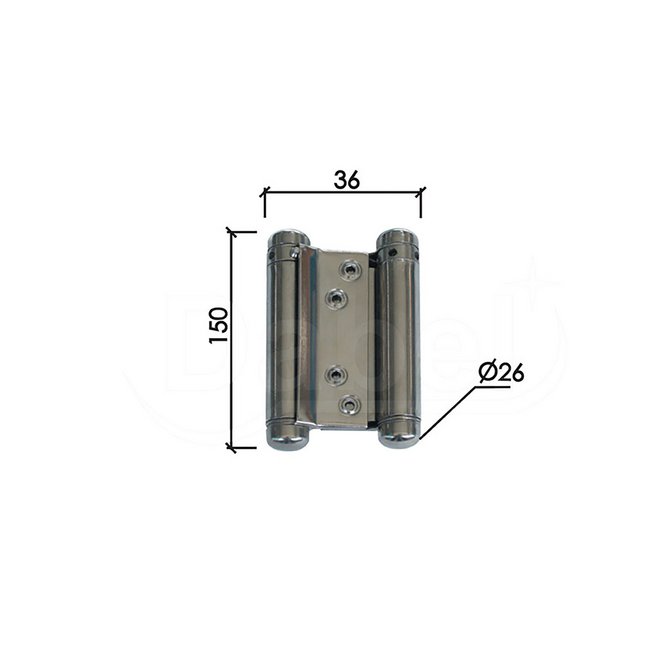 DABEL šarka kaubojska za vrata 150mm DABEL šarka kaubojska za vrata 150mm