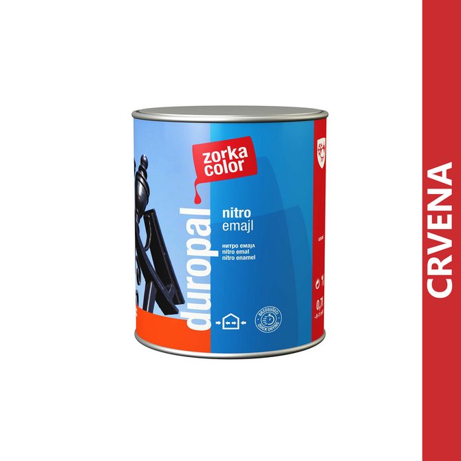 DUROPAL nitro emajl lak 0.7l crvena DUROPAL nitro emajl lak 0.7l crvena