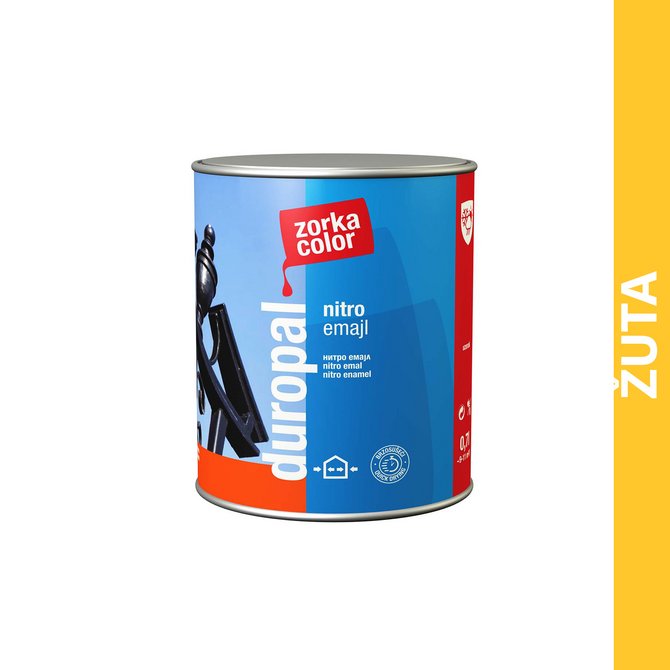 DUROPAL nitro emajl lak 0.7l žuta DUROPAL nitro emajl lak 0.7l žuta