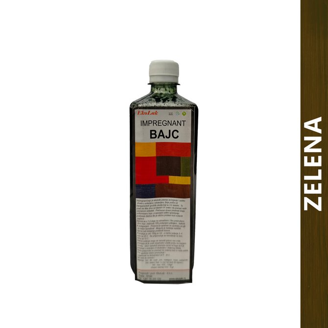 EKOLAK akrilni bajc zeleni 0.5l EKOLAK akrilni bajc zeleni 0.5l