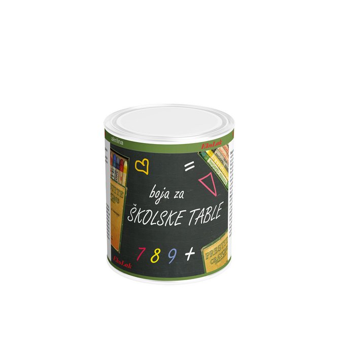EKOLAK boja za školske table 0.75l EKOLAK boja za školske table 0.75l