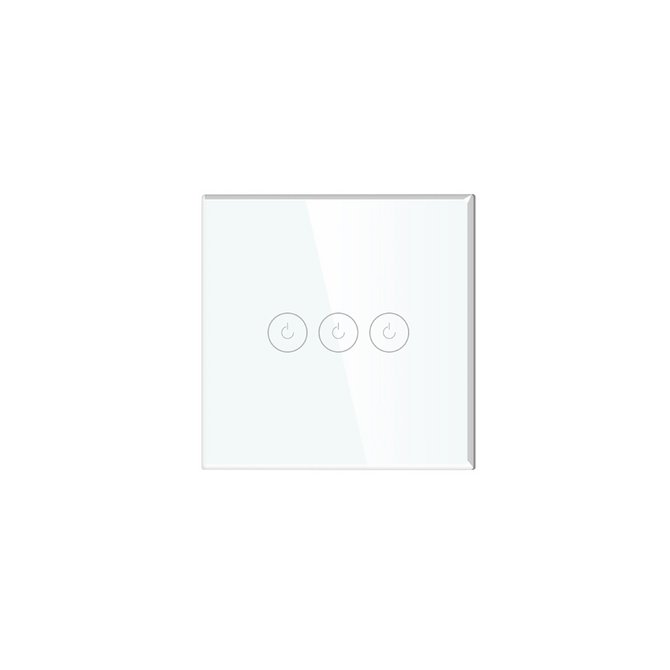 ELEMENTA Wi-Fi smart prekidač svetla WFPS-N03/WH 3X5A ELEMENTA Wi-Fi smart prekidač svetla WFPS-N03/WH 3X5A