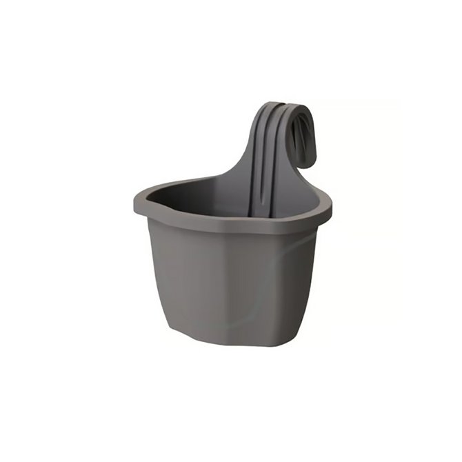 GARDINO žardinjera Nica 38 x 18 x 24.5 cm antracit GARDINO žardinjera Nica 38 x 18 x 24.5 cm antracit
