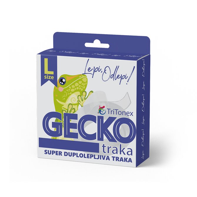 GECKO super duplolepljiva traka 2x50x3000 GECKO super duplolepljiva traka 2x50x3000