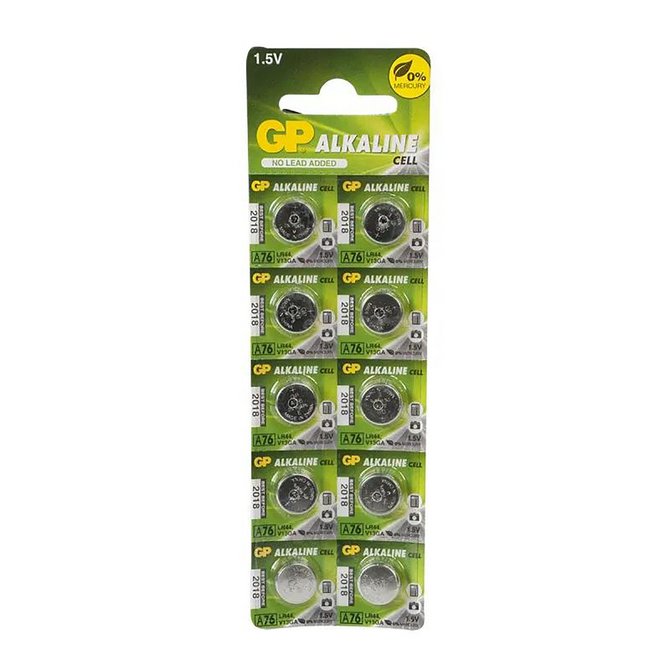 GP baterija A76 C10/LR44 GP baterija A76 C10/LR44