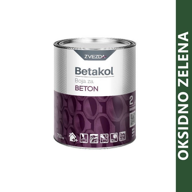 HELIOS betakol boja za beton 0.75l oksidno zelena HELIOS betakol boja za beton 0.75l oksidno zelena