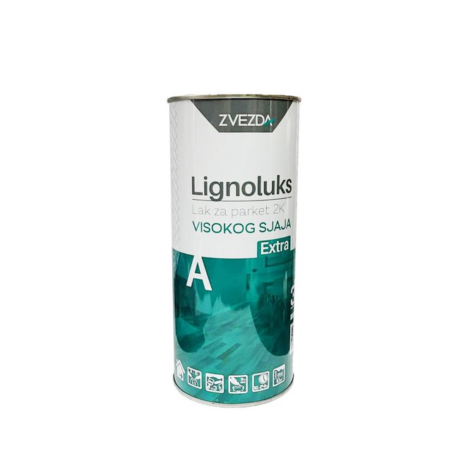 ZVEZDA lignoluks lak za parket extra A 1.5l visoki sjaj ZVEZDA lignoluks lak za parket extra A 1.5l visoki sjaj