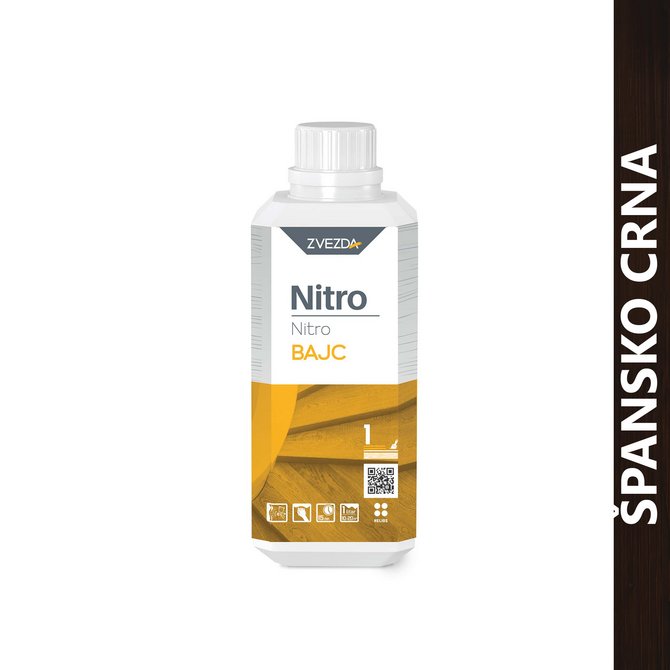 ZVEZDA nitro bajc špansko crno 1l ZVEZDA nitro bajc špansko crno 1l