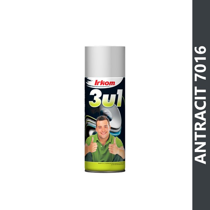 IRKOM 3 u 1 sprej antracit 7016 IRKOM 3 u 1 sprej antracit 7016
