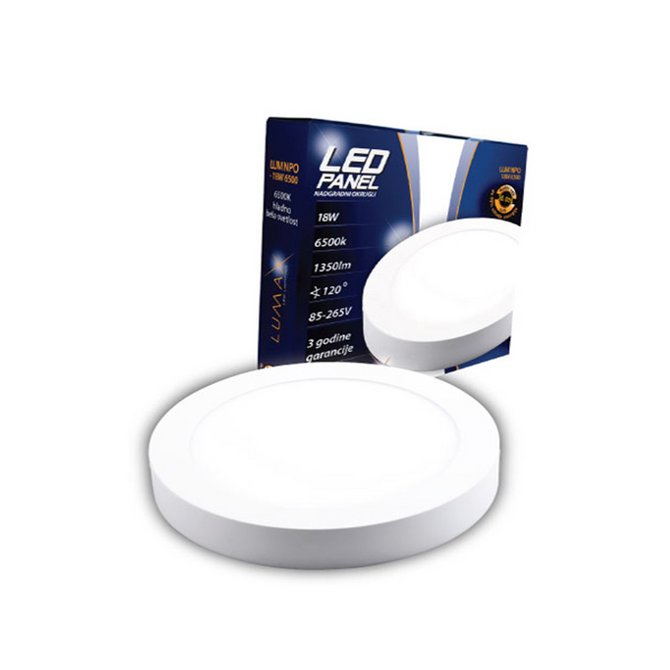 LED panel 18W okrugli/kockasti LED panel 18W okrugli/kockasti