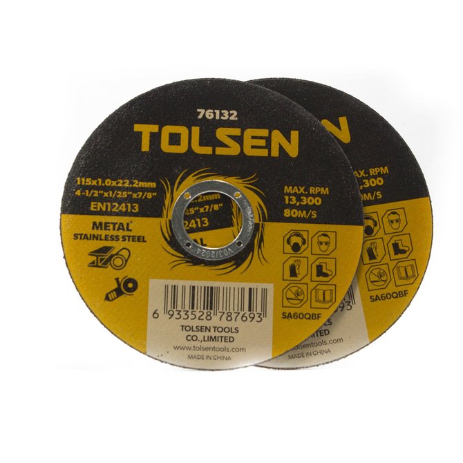 TOLSEN rezna ploča 115x1x22 mm 76132 TOLSEN rezna ploča 115x1x22 mm 76132
