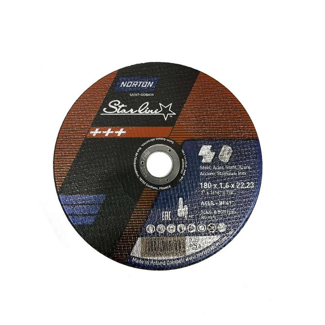 NORTON rezna ploča 180x1.6x22 mm NORTON rezna ploča 180x1.6x22 mm
