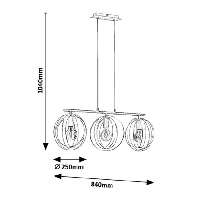RABALUX visilica Cortado 5361