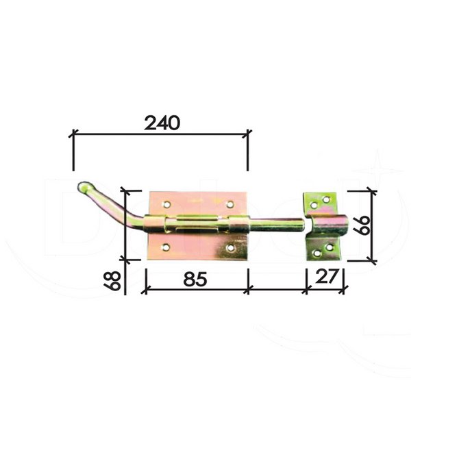 DABEL 320 reza za vrata 240/ 85x68/27x66mm DABEL 320 reza za vrata 240/ 85x68/27x66mm