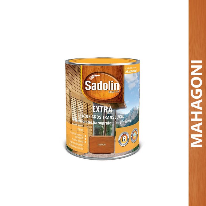SADOLIN Extra sa voskom 0.75l mahagoni SADOLIN Extra sa voskom 0.75l mahagoni
