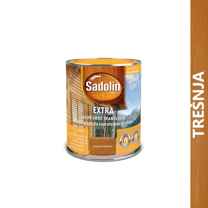 SADOLIN Extra sa voskom 0.75l trešnja SADOLIN Extra sa voskom 0.75l trešnja