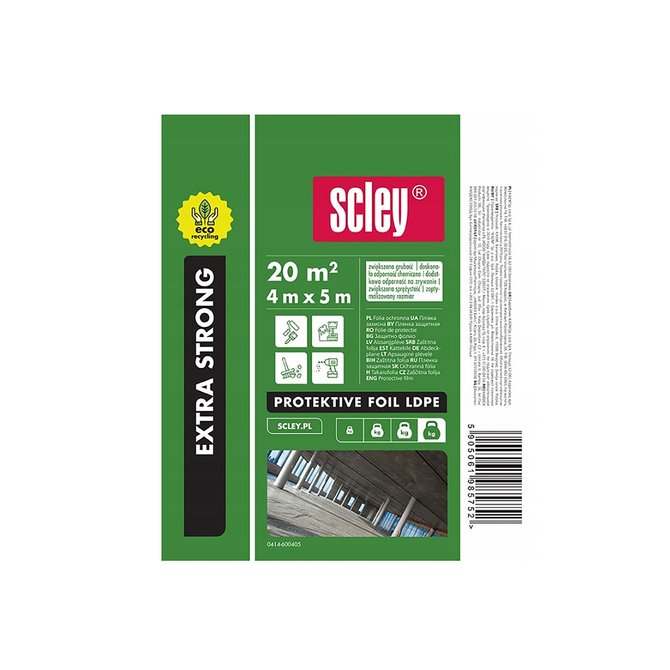 SCLEY Extra Strong zaštitna folija 4x5m SCLEY Extra Strong zaštitna folija 4x5m