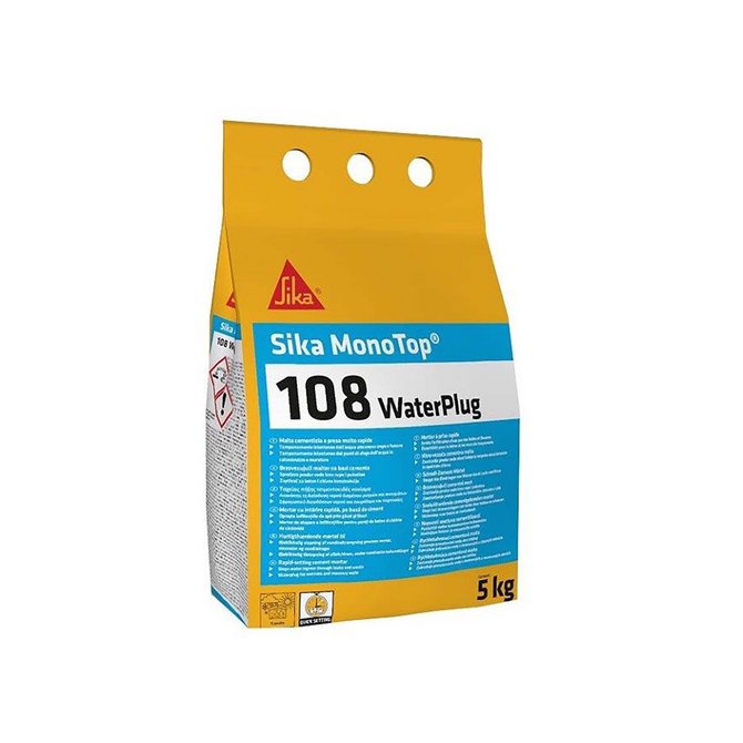 SIKA 108 Water Plug hidroizolacioni malter 5kg SIKA 108 Water Plug hidroizolacioni malter 5kg