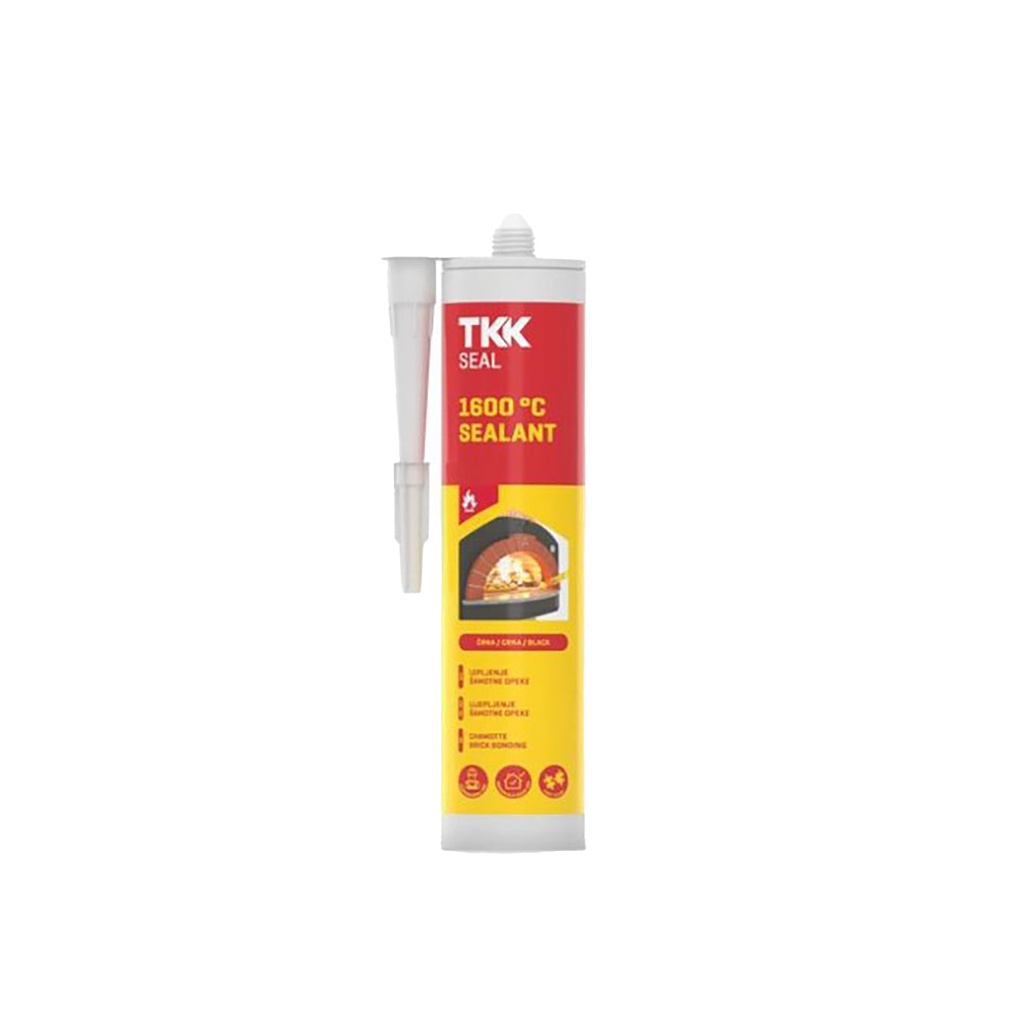 TEKADOM silikon za visoke temperature 1200C crna TEKADOM silikon za visoke temperature 1200C crna