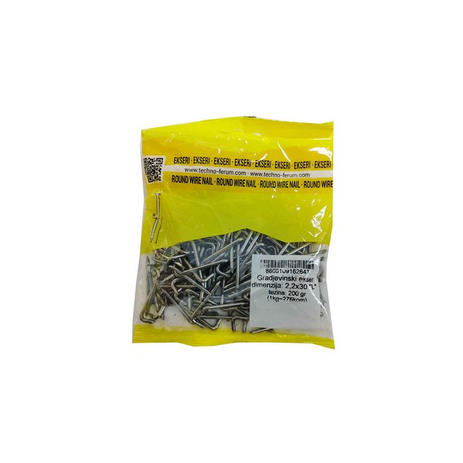 TECHNO FERUM građevinski ekseri L 0.2x30g TECHNO FERUM građevinski ekseri L 0.2x30g