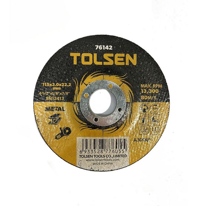 TOLSEN rezna ploča 115x3x22mm 76142 TOLSEN rezna ploča 115x3x22mm 76142