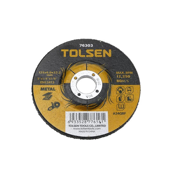 TOLSEN rezna ploča 125x6x22.2 76303 TOLSEN rezna ploča 125x6x22.2 76303