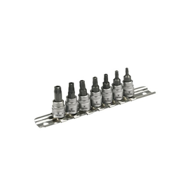 TOPEX torx bitovi 7-delni 1/4" TOPEX torx bitovi 7-delni 1/4"