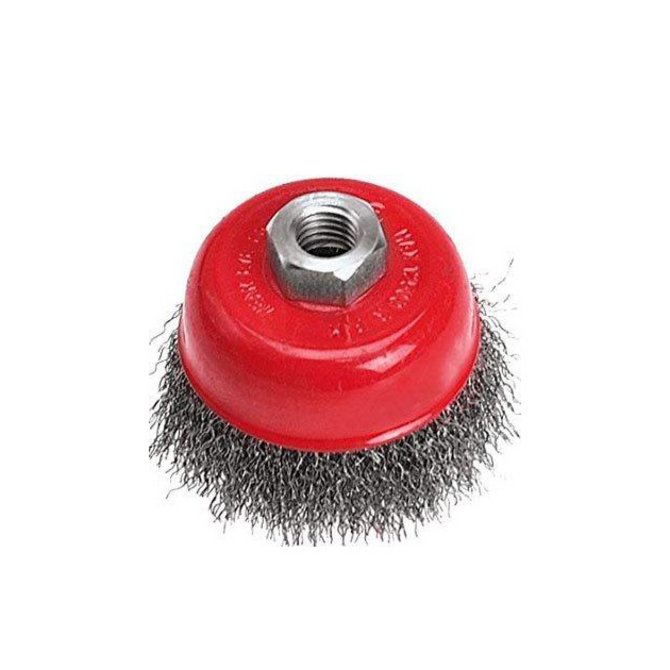 VERTO Četka za brusilicu sa kapom 100 mm VERTO Četka za brusilicu sa kapom 100 mm