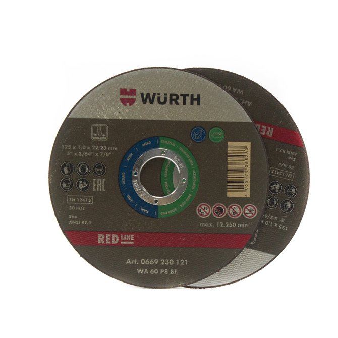 WURTH rezna ploča 125x1x22 mm WURTH rezna ploča 125x1x22 mm