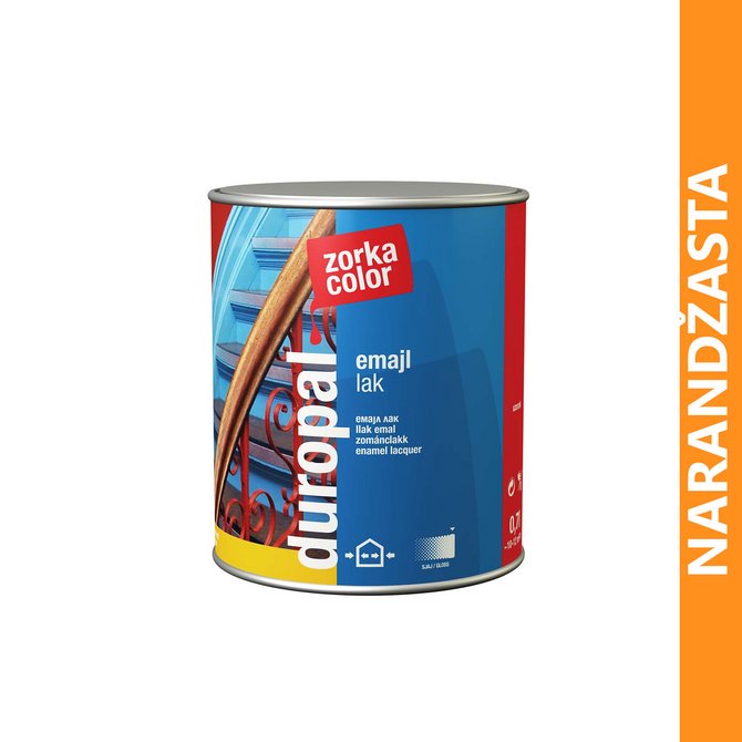 ZORKA duropal emajl lak 0.7l narandžasta ZORKA duropal emajl lak 0.7l narandžasta